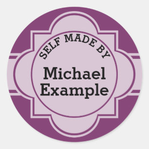 Étiquette vintage trans. blanc 02 + votre dos. & T