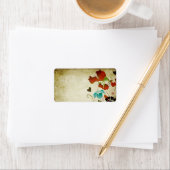 Étiquette Vintagepoppies (En situation)