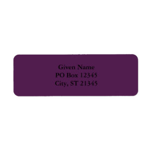 Étiquette Violet foncé