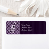 Étiquette Violet violet (En situation)