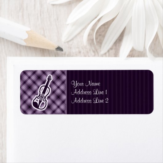 Étiquette Violet violet (En situation)