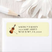 Étiquette Violin Musician Teacher String Orchestra (En situation)