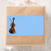 Étiquette Violon et Bow (En situation)