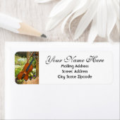 Étiquette Violon Garden Adresse de retour (En situation)