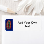 Étiquette Virgen de Guadalupe (En situation)