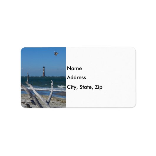 Étiquette Visite du phare (Devant)