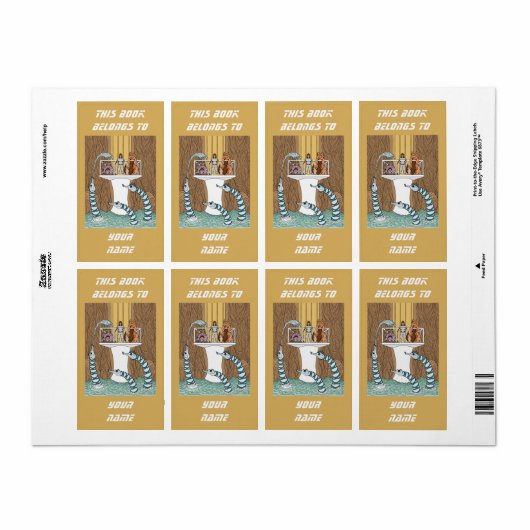 Étiquette Visiter le pool de la plaque d'immatriculation Pip (Feuille entière)