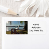 étiquette "VIVRE AU LAC" (En situation)