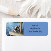 ÉTIQUETTE "VIVRE AU LAC" (En situation)