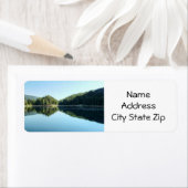 étiquette "VIVRE AU LAC" (En situation)