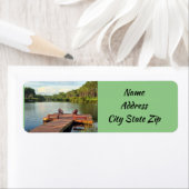 ÉTIQUETTE **VIVRE AU LAC** (En situation)