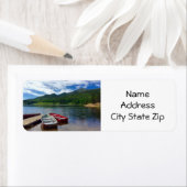 étiquette "VIVRE AU LAC" (En situation)