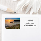 étiquette "VIVRE AU LAC" (En situation)