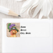 Étiquette Vizsla Pirate (En situation)