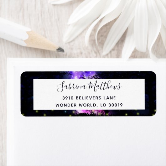 Étiquette Voie Lactée Magique (En situation)