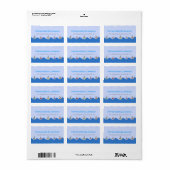 Étiquette Voiliers de course (Feuille entière)