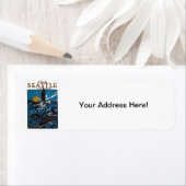 Étiquette Voir Seattle en 1915 (En situation)