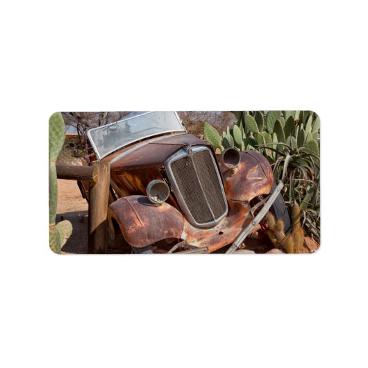 Étiquette Voiture de coffre (Devant)