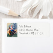 Étiquette Vol en Egypte Noël Personnalisé (En situation)