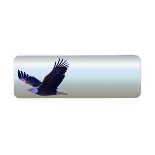 Étiquette Voler d'Eagle chauve