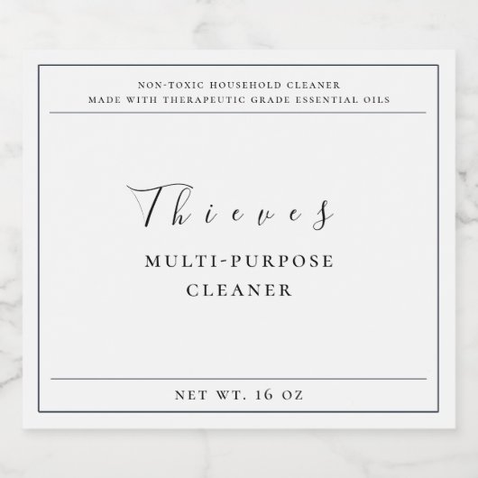 Étiquette voleur (Étiquettes simples)