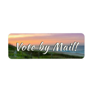 Étiquette Vote par courrier - Plage