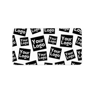 Étiquette Votre logo de conception ou d'entreprise Placeme
