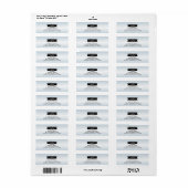 Étiquette Votre logo professionnel personnalisé personnalisé (Feuille entière)