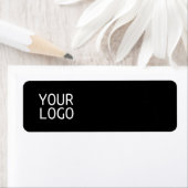 Étiquette Votre logo | Remplacement simple du logo (En situation)