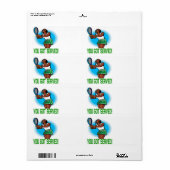 Étiquette Vous Avez Été Servi (Feuille entière)