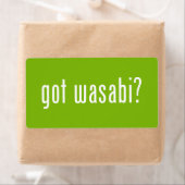 Étiquette vous avez wasabi ? (En situation)