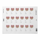 Étiquette Vous devriez être ma Saint-Valentin (Feuille entière)