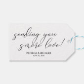 Étiquette Vous Envoyer S'more Love Chic Wedding Fa (Devant (Horizontal))