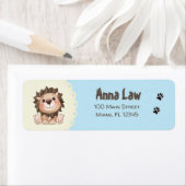 Étiquette Vous êtes Grrreat Cute Lion Baby Boy (En situation)