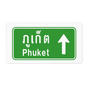 Étiquette Voyage à Phuket ⚠ véhicule routier thaïlandais ⚠