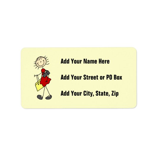 Étiquette Voyage shopping (Devant)