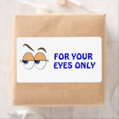 Étiquette Vue suspicieuse des yeux sur les côtés Confidentie (En situation)