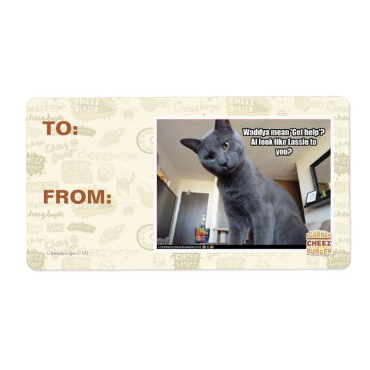 Étiquette Wadya veut dire "Obtenez de l'aide" ? (Devant)