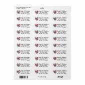 Étiquette "Wags 'N' Whiskers" (Feuille entière)