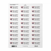 Étiquette "Wags 'N' Whiskers" (Feuille entière)