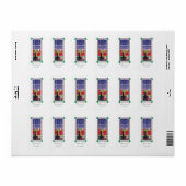 Étiquette WagsToWisses_Parce que vous avez été un bon emball (Feuille entière)