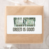 Étiquette Wall Street/ La cupidité est bonne (En situation)