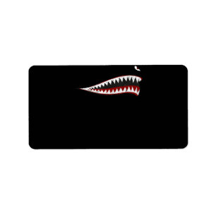 Étiquette Warhawk Nose Art Wwii Ww2 Airplane