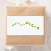 Étiquette Wasabi Allyl Isothiocyanate Molecular Formula (En situation)