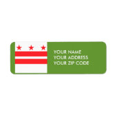 ÉTIQUETTE WASHINGTON D.C. (Devant)