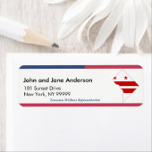 Étiquette Washington DC No Représentation Return Adresse (En situation)