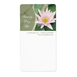 Étiquette Water Lily Shipping Label