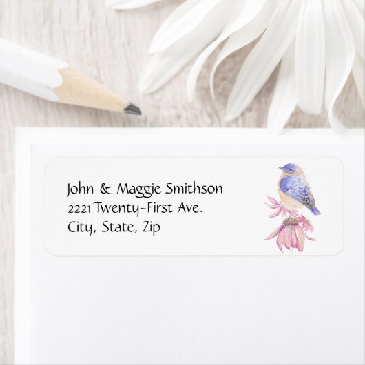 Étiquette Watercolor (En situation)