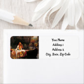 Étiquette Waterhouse Lady of Shalott (En situation)