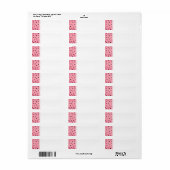 Étiquette Watermelon Graines noires Vibes été Juicy Rose (Feuille entière)